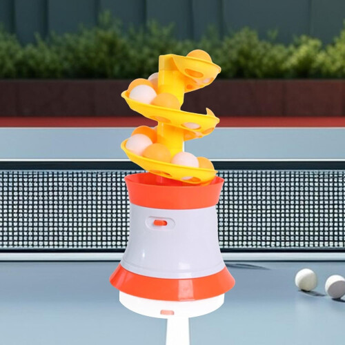 Table Tennis Robot, Automatic Ball Machine with Adjustable Spin, Speed, and Self-Playing Function for Home Use 2