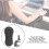 Computer Armrest Pad, Ergonomic Keyboard Wrist Rest Support Rotating Wrist Rest Support Table (black 21