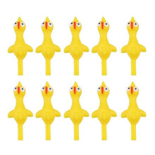 (10pcs)Slingshoting Chicken Finger Toys Fun Toy for All Ages for Kids Boys Girls