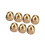 Brass Acorn Nut Kit Dome Head Cap Hex Nuts Set 15