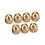 Brass Acorn Nut Kit Dome Head Cap Hex Nuts Set 13