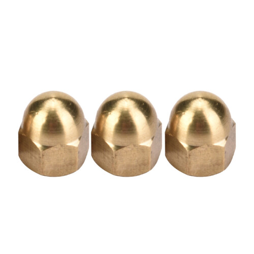 Brass Acorn Nut Kit Dome Head Cap Hex Nuts Set 1