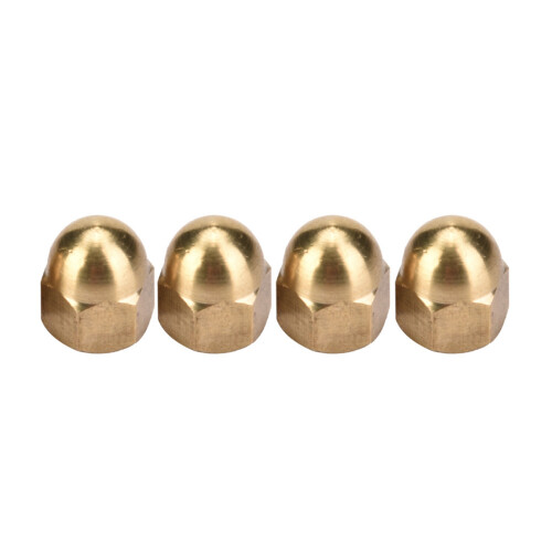 Brass Acorn Nut Kit Dome Head Cap Hex Nuts Set 2