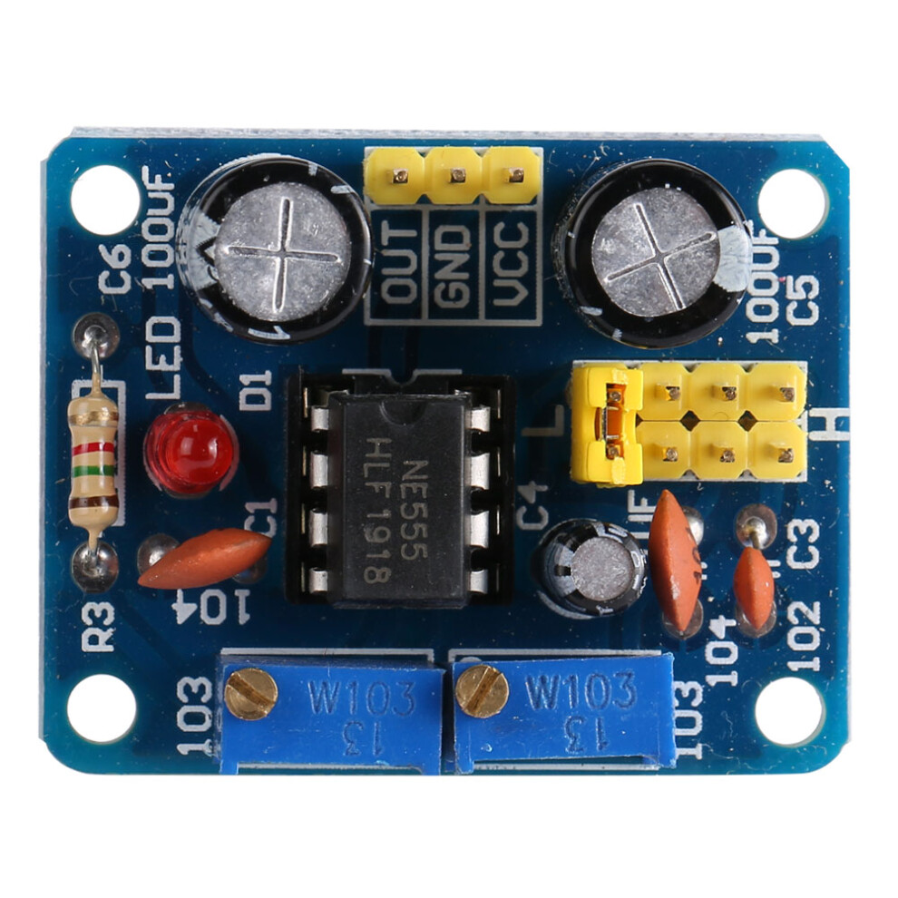 NE555 Pulse Frequency Generator Adjustable Duty