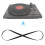 Black Turntable Belt Rubber with Good Elasticity for Phonograph Turntable (200 mm) - Replacement Belt 5