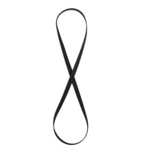 Black Turntable Belt Rubber with Good Elasticity for Phonograph Turntable (200 mm) - Replacement Belt