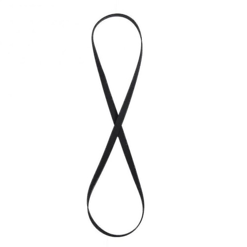 Black Turntable Belt Rubber with Good Elasticity for Phonograph Turntable (200 mm) - Replacement Belt
