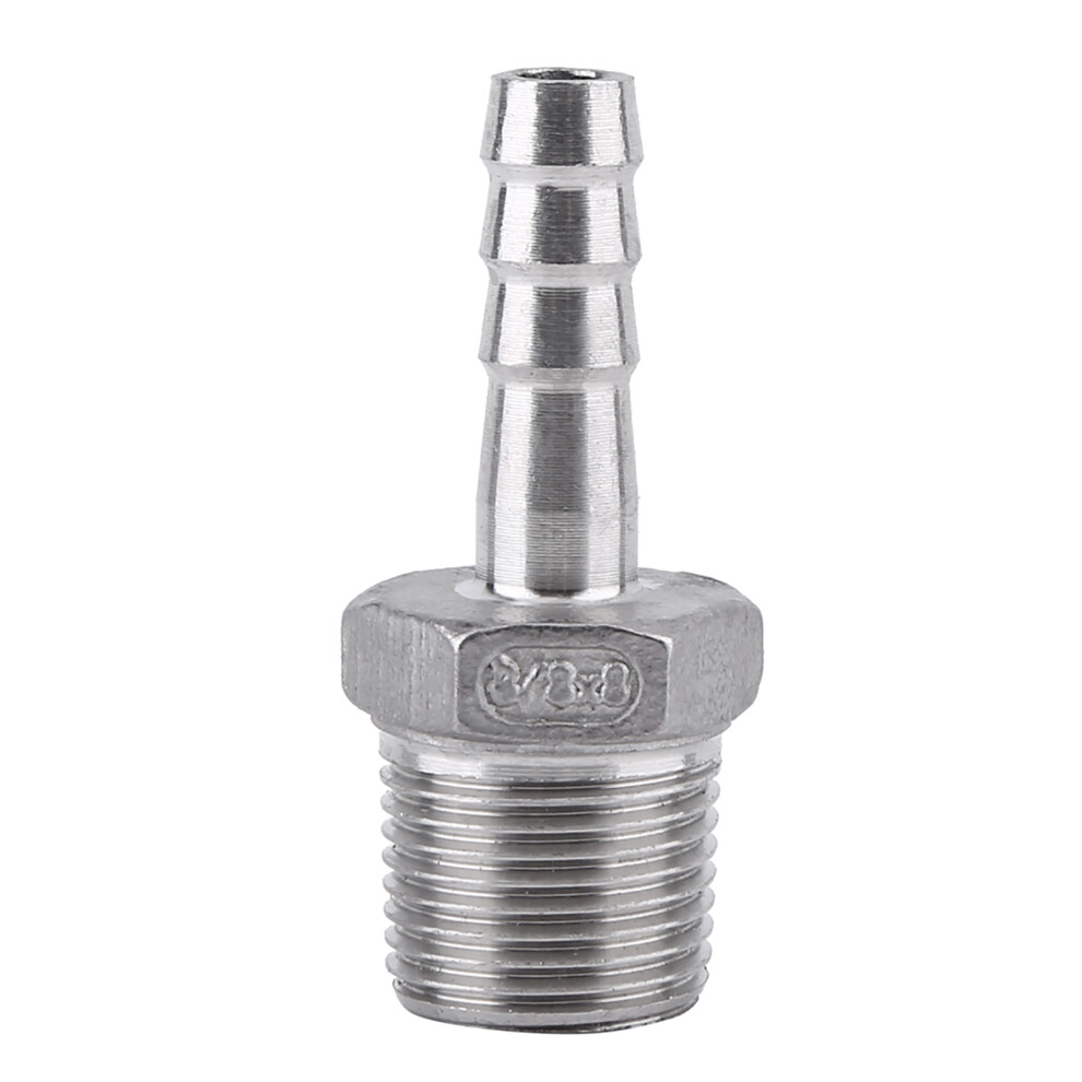 304 Stainless Steel Male Thread Pipe Fitting Barb