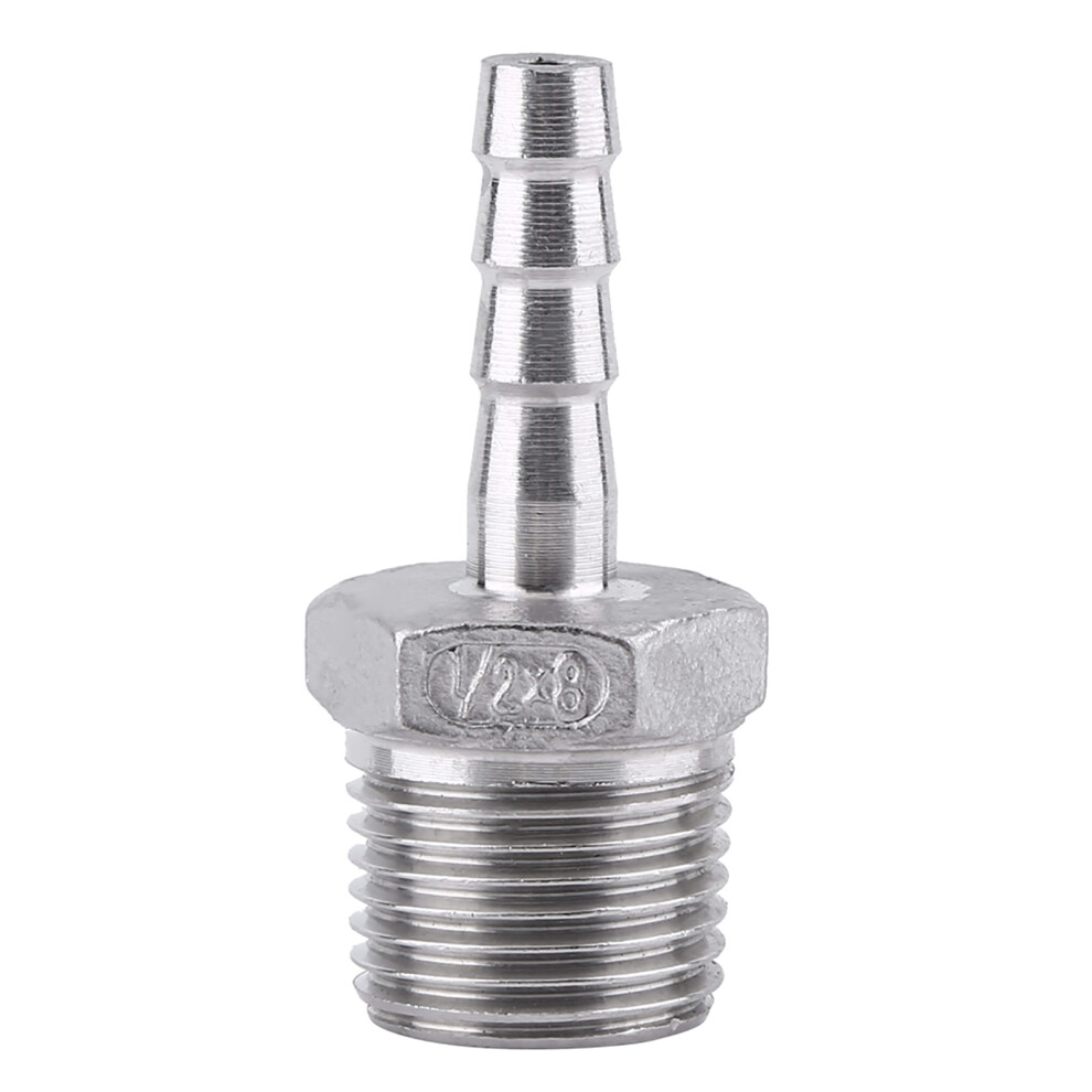 Stainless Steel 304 Male thread Pipe Fitting Barb