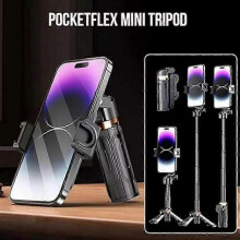 Pocketflex Mini Tripod - Compact JJ02 Tripod for Action Camera, Compatible with Razunoth Brand