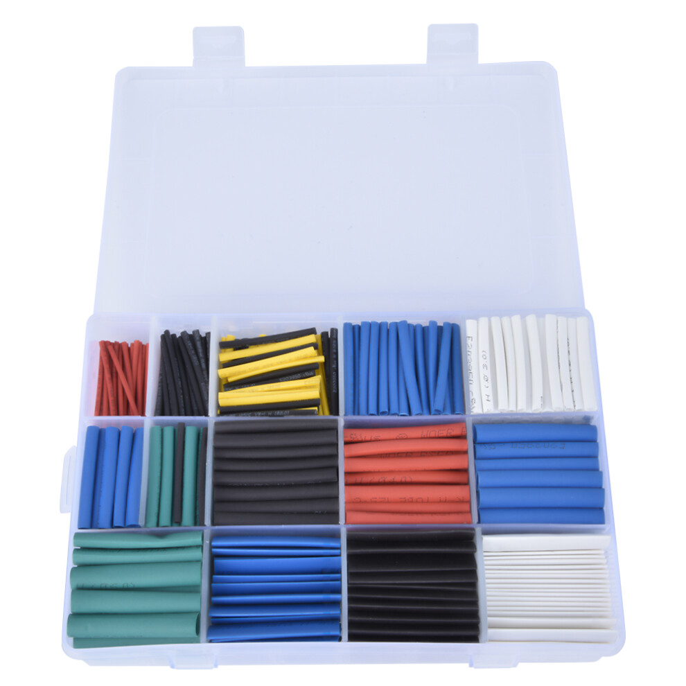 670pcs Polyolefin Heat Shrinkable Tube Set
