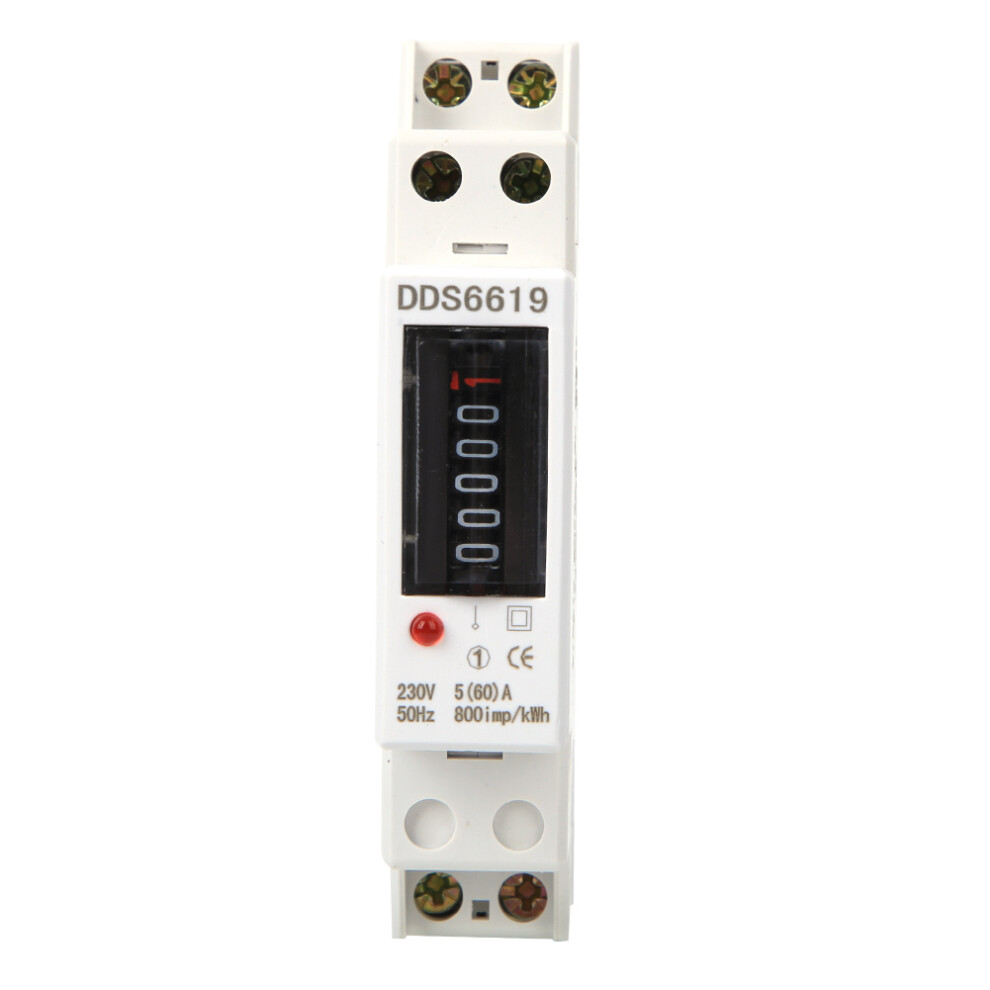 Energy Meter Din Rail 1P Single Phase Counter