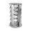 Spice Rack, 20 Glass Jars with Labels, Round Spice Tower with Ba 4