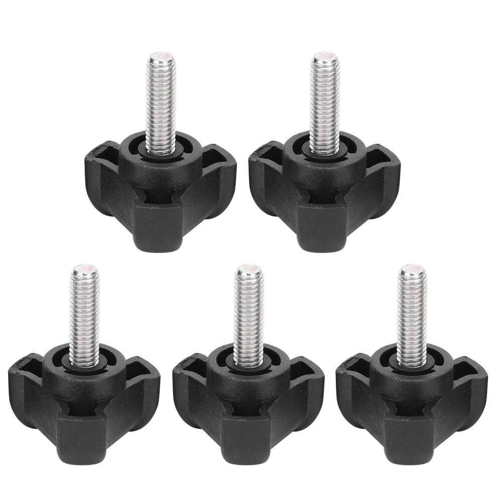 5Pcs M6 20mm Hand Knob Tightening Screw Triangular