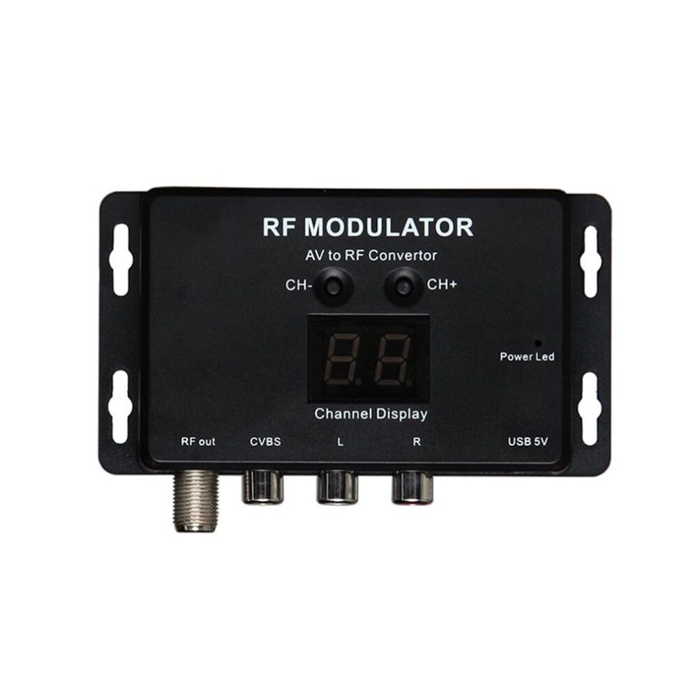 Rm06 Rf-Modulator Av To Rf Converter With Digital Display, Compatible With Various Devices, High-Quality Signal Output 6482260344720
