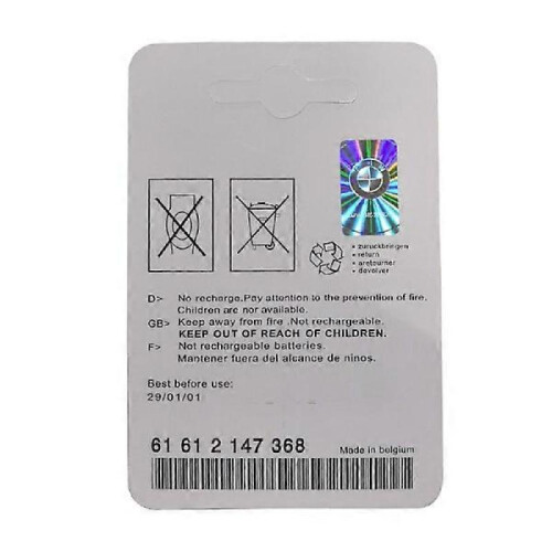 BMW Original car remote key button battery for Blade model remote CR2032 1