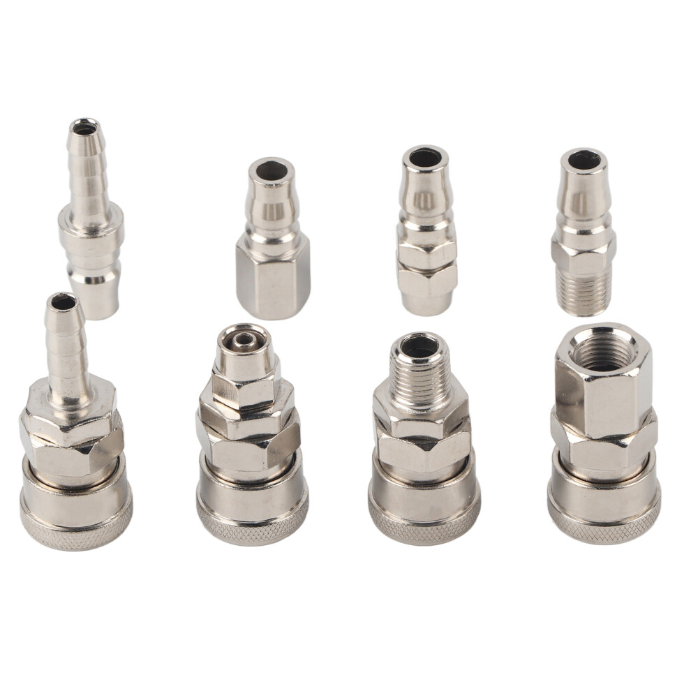 8Pcs 1/4Â Pneumatic Quick Fittings Release Plug 8320539711256