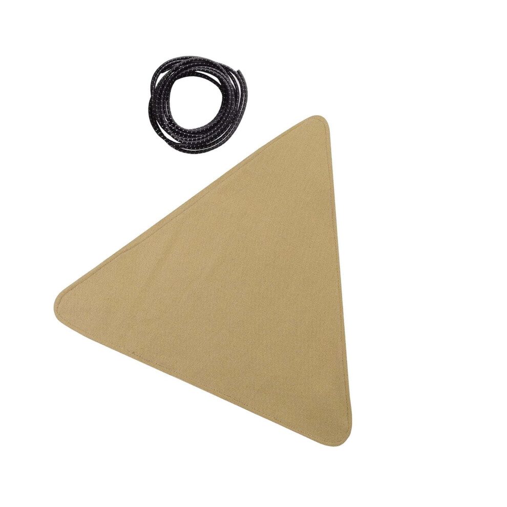 (Khaki, 37 x 37cm) Portable Canvas Camping Stool for Travel Hiking and Gardening-image-OPC-PK9PMGF-NEW