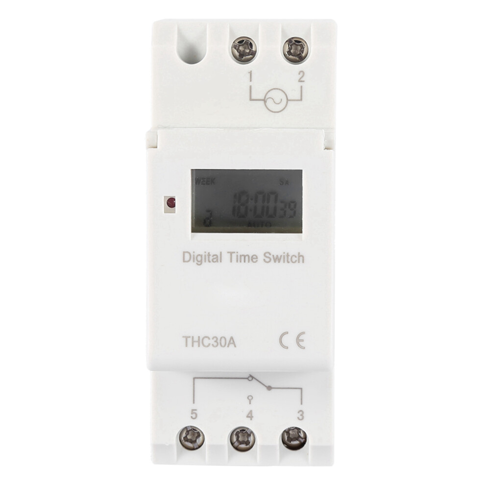 THC 30A Digital Timer Switch Programmable