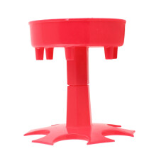 Rotierer 6-Schuss-Gläser-Dispenser-Ausgießer-Halter für die Hausbar Rose Rot