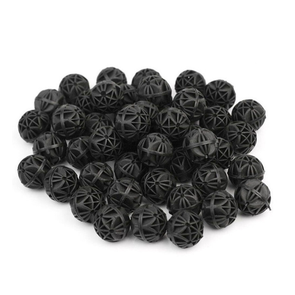 (100pcs) Aquarium Pond Reefs Bio Balls 16mm Filtration Canister Wet Dry Sponge