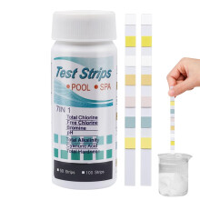Pool Teststrips - Accurate Pool Test Strips for Freshwater and Saltwater | Long-lasting Water Quality Testing Papers