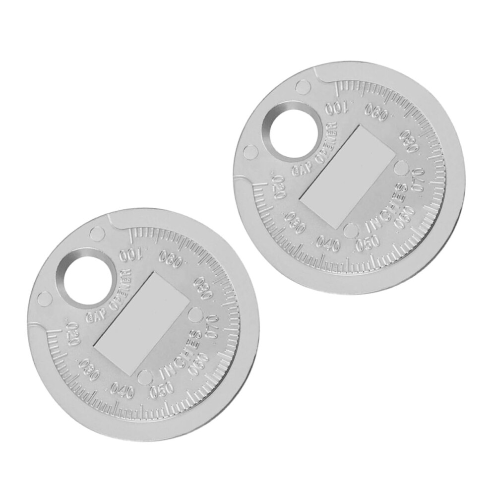 2Pcs Spark Plug Gap Gauge Set, Carbon Steel Material, Accurate Ignition Tool For Easy Spark Plug Gap Measurement 6038364030573