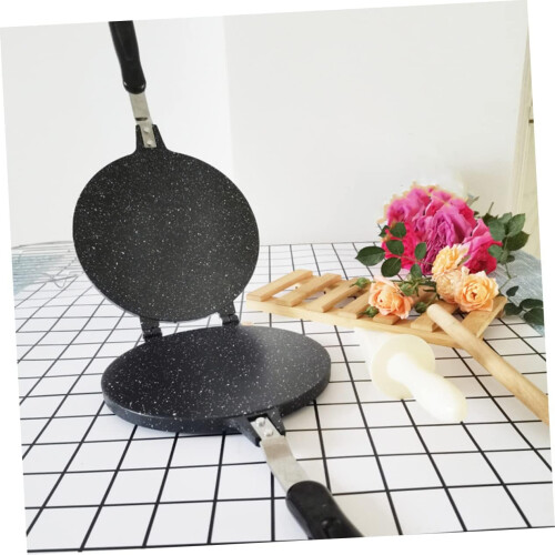 Multi-Functional Waffle Maker and Egg Roll Machine, Non-Stick Baking Pan, Easy to Use, Compact Size for Home Cooking 1