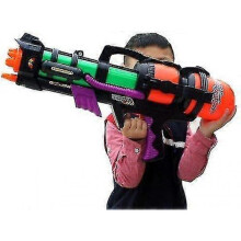 Large Water Gun Pump Action Super Soaking Sprayer Outdoor Beach Garden Toys Long Range Spray Water Pull Songkran Adults (two Packs)
