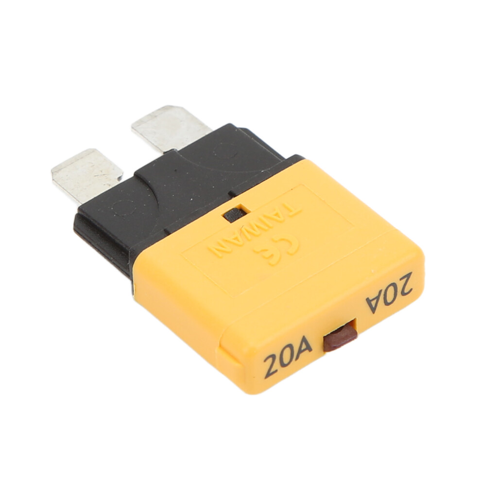 Yellow Manual Reset Blade Fuse 20A Circuit 8320539712475