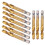 10pcs M8 HSS Screw Tap Kit - 6.8mm Drill Bits, 8mm Thread 1