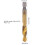 10pcs M8 HSS Screw Tap Kit - 6.8mm Drill Bits, 8mm Thread 4
