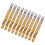 10pcs M8 HSS Screw Tap Kit - 6.8mm Drill Bits, 8mm Thread 12