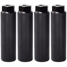 4Pcs Aluminum Alloy Bike Pegs for BMX, Anti-Skid Rear Stunt Pegs with 3/8 Inch Axles, Durable Foot Pedals for Cycling