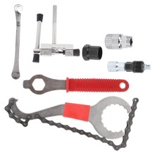 7-teiliges Fahrrad-Fliehkraft- und Kettenradsatz-Set - Reparaturset mit Reifenhebel