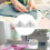 Compatible With90 Degree Double Strip Ruler Quarter Square Cutting Guide (18 Inch) 2
