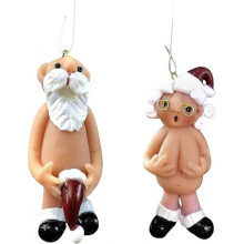 Christmas Decorations Naughty Santa Christmas Ornaments Stockings Cap Santa Ornaments Naked Santa Merry Christmas Decorations Christmas Decorations Pa