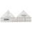 Compatible With90 Degree Double Strip Ruler Quarter Square Cutting Guide (18 Inch) 1