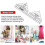 Compatible With90 Degree Double Strip Ruler Quarter Square Cutting Guide (18 Inch) 3