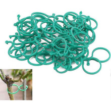 50 Pcs Garden Clips Plant Support Clips Twisty Plant Rings, Reusable Plant Clip Garden Plant Support Plastic Clip for Garden Vine Vegetables Climbing