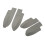 4Pcs/Set Car Front Rear Door Panel Armrest Cover 7