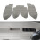 4Pcs/Set Car Front Rear Door Panel Armrest Cover 10
