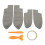 4Pcs/Set Car Front Rear Door Panel Armrest Cover 1