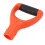3.2cm Shovel Handle Ergonomic Design Multifunctional Rugged Shovel D Grip Handle for Digging Raking Tools Orange 5