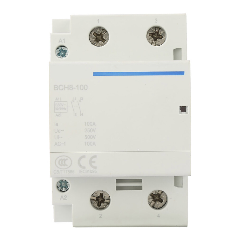 24/ 50/60HZ Household AC Contactor 2P/2NO 100A