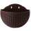 Hanging Planters Wall Mounted Flower Pot with 2 Hooks Plastic Flower 18