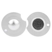 2 Stück Billard Pool Burnisher Werkzeug Aluminium Metall Silber 4,3x2cm