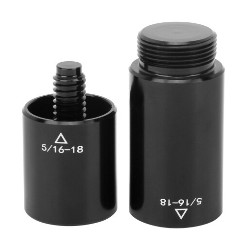 Eleganter schwarzer Pool-Queue-Extender 2oz mit 5/16-18-Zahnungskopf 1