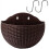 Hanging Planters Wall Mounted Flower Pot with 2 Hooks Plastic Flower 1