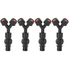 4pcs Anti-drip Double Nozzle Spray Head for Agricultural Electric Knapsack Sprayer